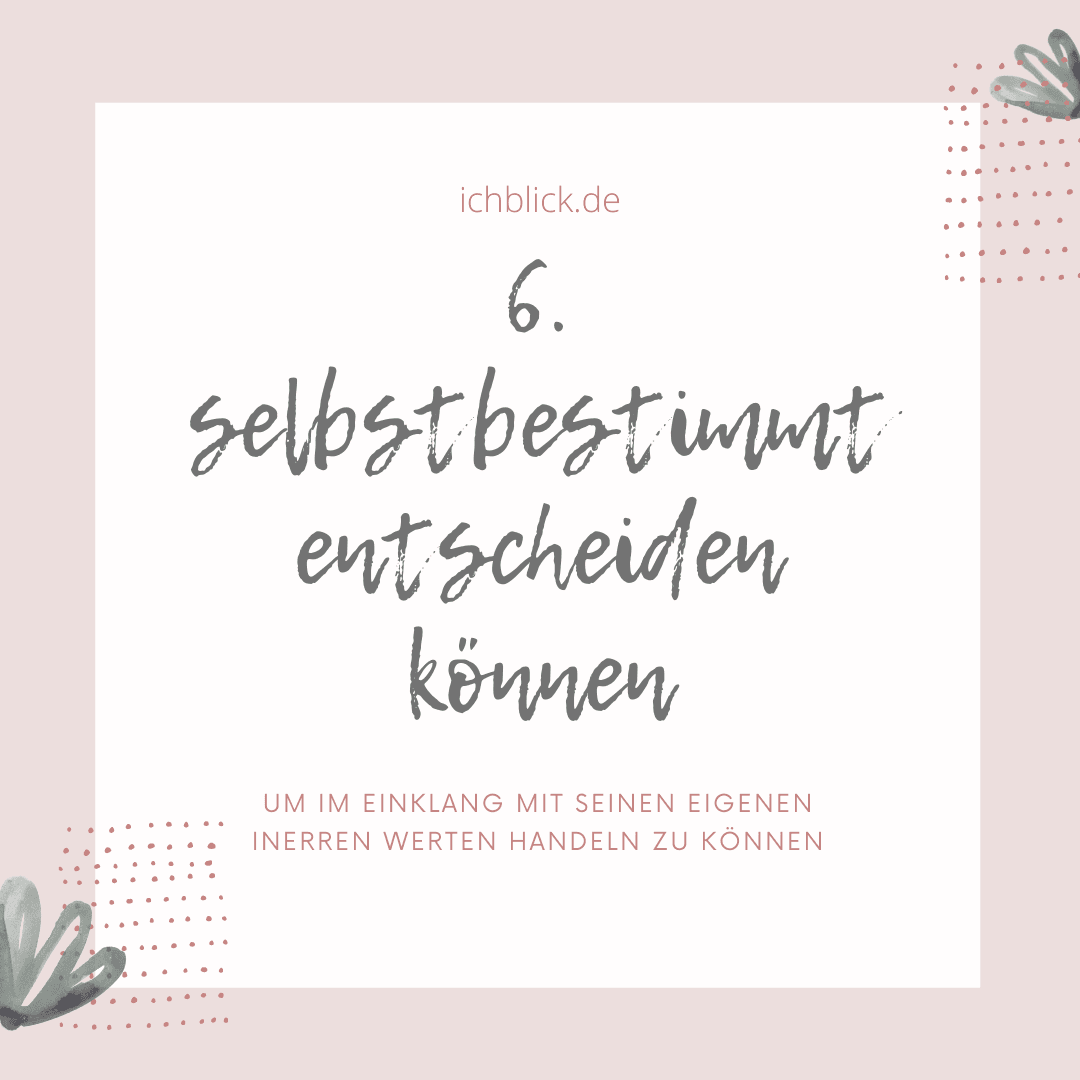 Selbstbestimmt entscheiden können