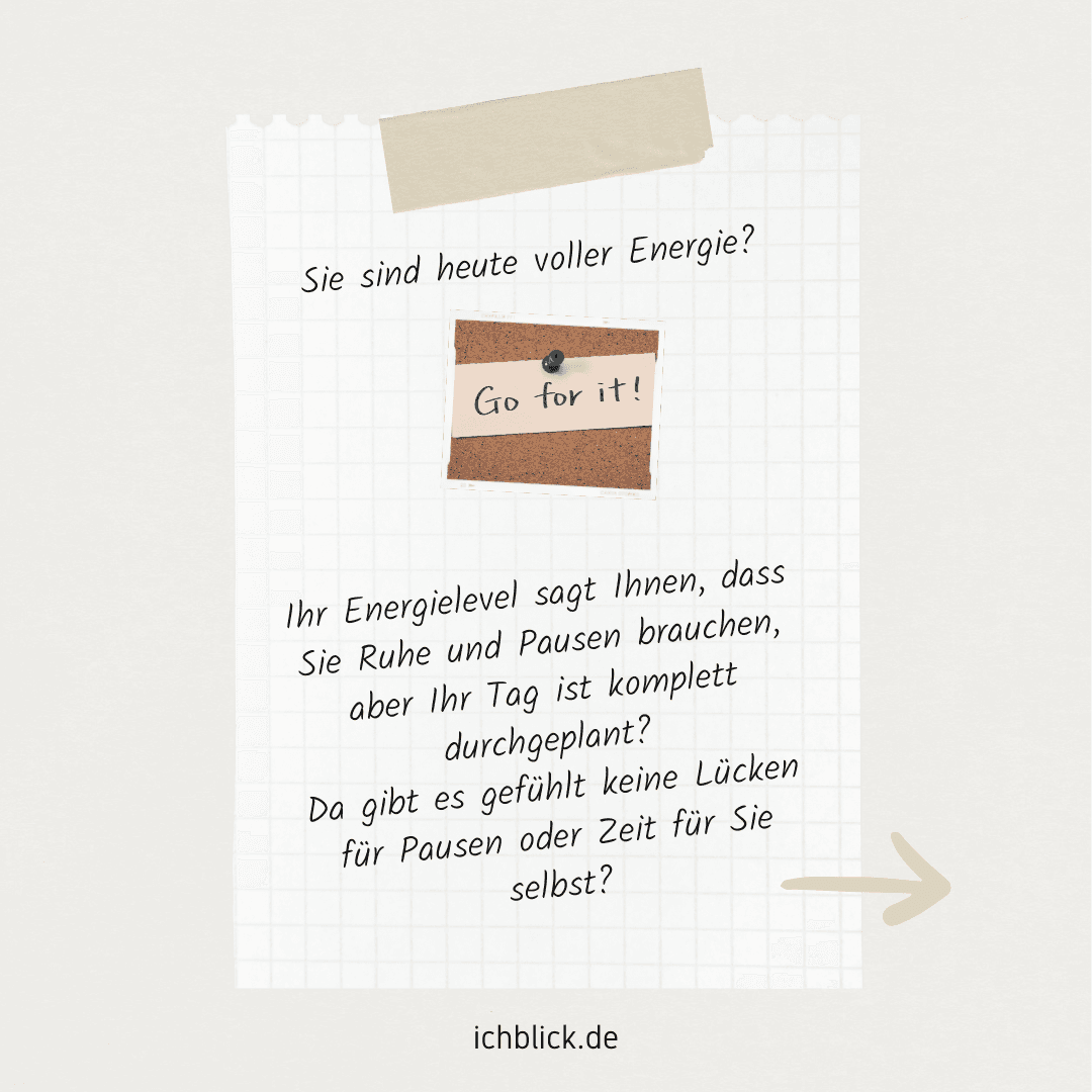 Sind Sie heute voller Energie?
