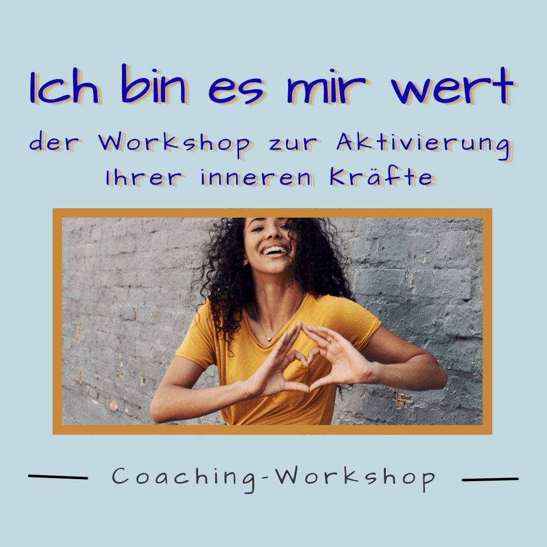 Ich bin es mir wert!