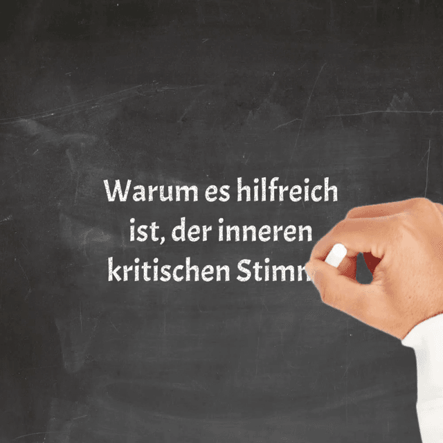 Geben Sie Ihrer inneren kritischen Stimme doch mal einen Namen!